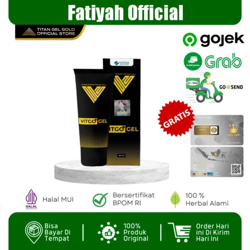 VITGO GEL ORIGINAL BPOM MAKSIMALKAN MR P PRIA DEWASA | OBAT PEMBESAR