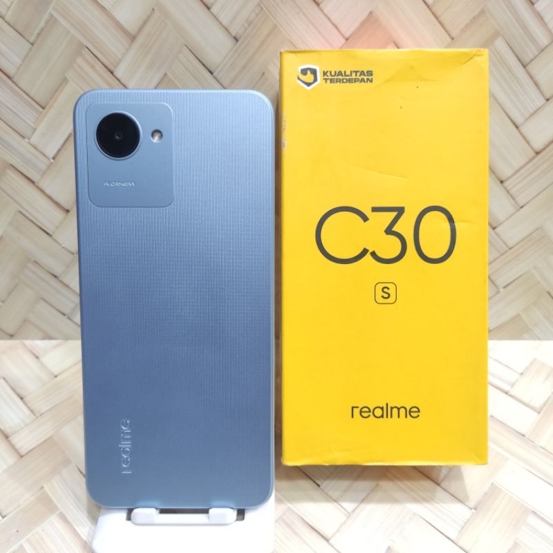 Realme C30s 4/64GB 3/32GB Hanphone second Fullset original bergaransi