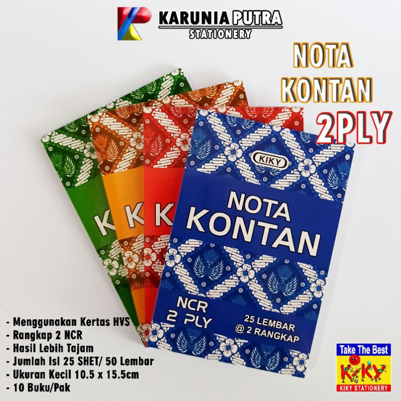 

Nota Kontan 2ply Kiky 1pack 10pcs