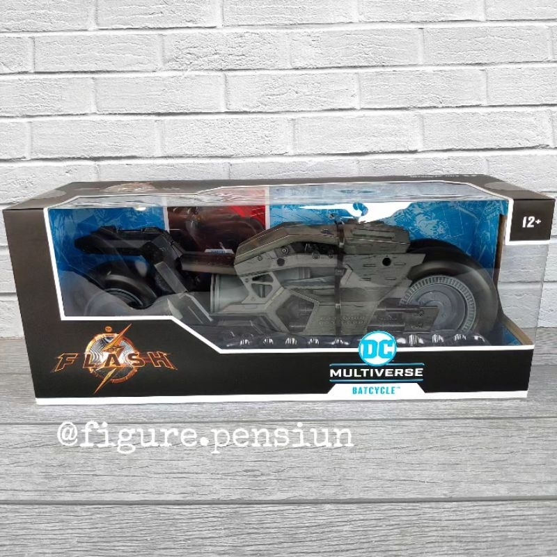 DC MULTIVERSE MCFARLANE BATCYCLE BATMAN THE FLASH MOVIE ACTION FIGURE