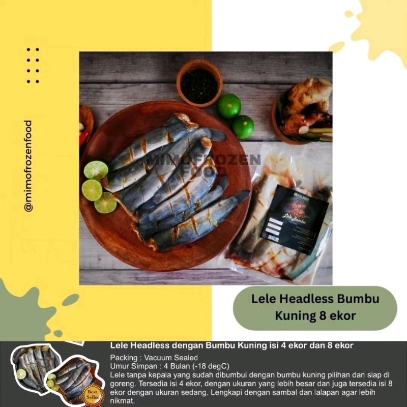 

Lele Headless Bumbu Kuning