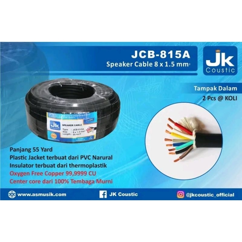 kabel speaker JK COUSTIC 8x1,5