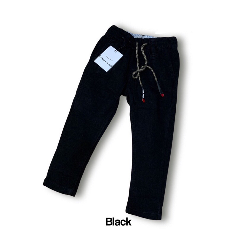 Celana Chinos panjang warna hitam untuk Anak umur 6/14 Tahun Premium By LIBAS