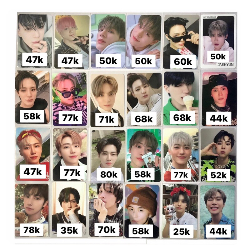 [OFFICIAL] JENO JAEMIN NANA HAECHAN RENJUN JISUNG TAEYONG JAEHYUN DOYOUN PHOTOCARD PC 6TH ANNIV CAND