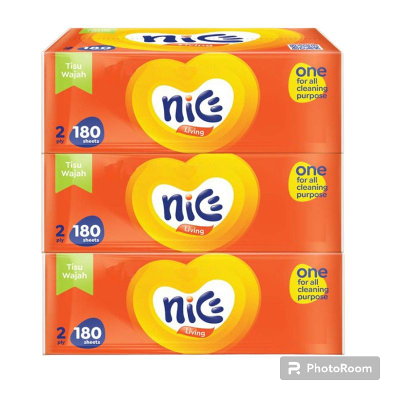 Ambil grosir TISU WAJAH NICE 180 SHEETS