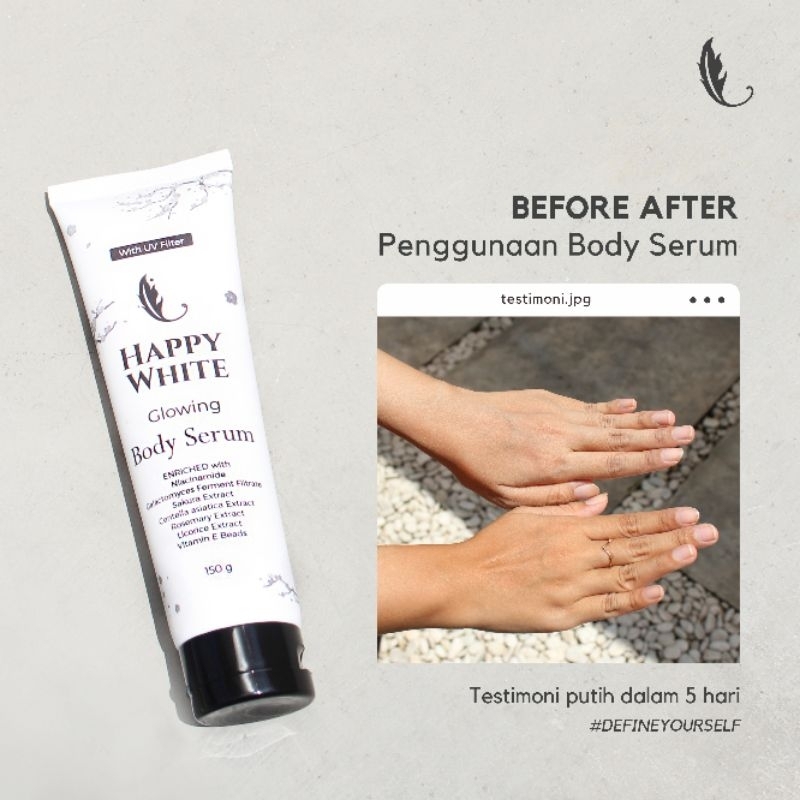 GLOWING BODY LOTION SERUM HAPPY WHITE