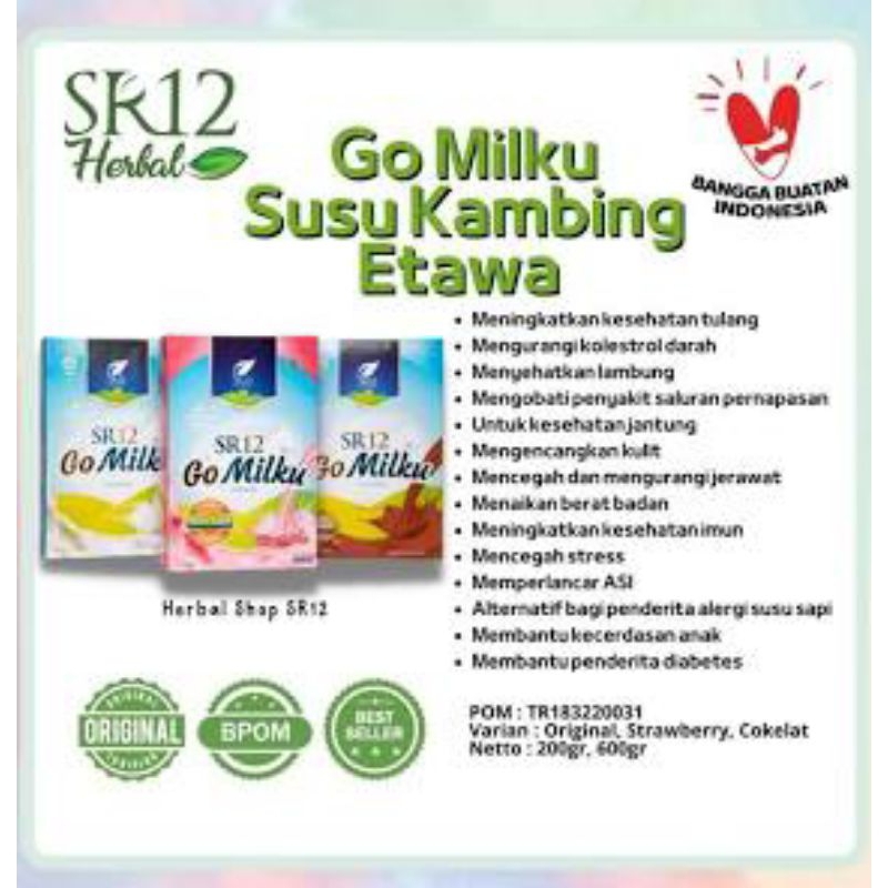 

SUSU KAMBING GOMILKU SR 12 600 GR