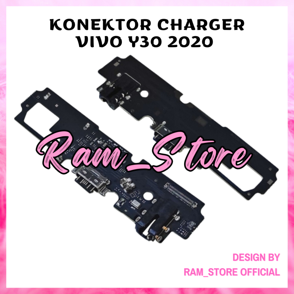 Konektor Cas Board Hp VIVO Y30 2020 Connector Conektor Flexible Papan Charger