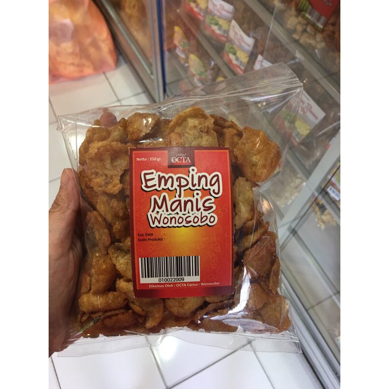 

Emping manis, keripik mlinjo manis. oleh oleh wonosobo dieng 250g