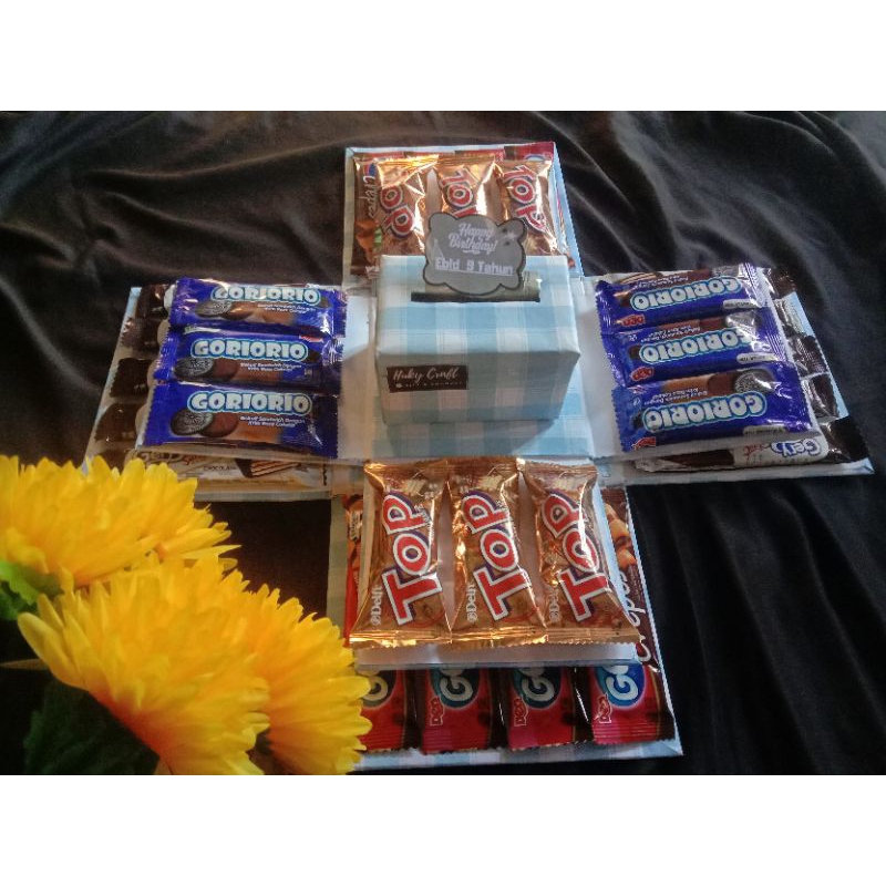 

SNACK BOX ULANG TAHUN | MIX UANG TARIK