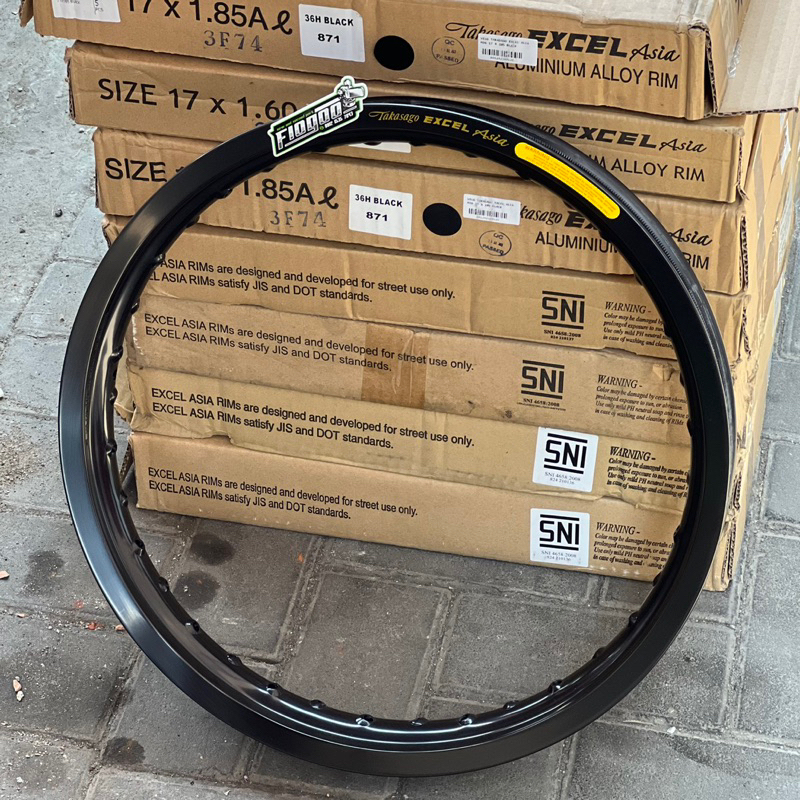 VELG TAKASAGO EXCEL ASIA 160-185 17 HITAM VELG TK VELG TAKASAGO BLACK ORIGINAL VELG TK RACING