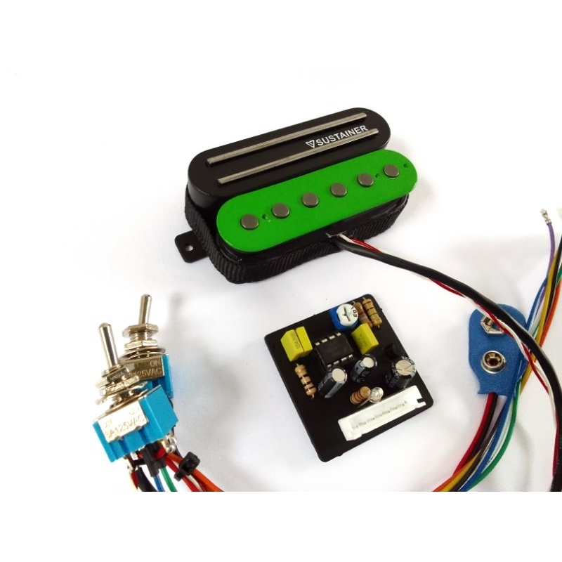 PICKUP SUSTAINER HOTRAIL SPLIT NATURAL 3MODE VEYZ SUSTAINER