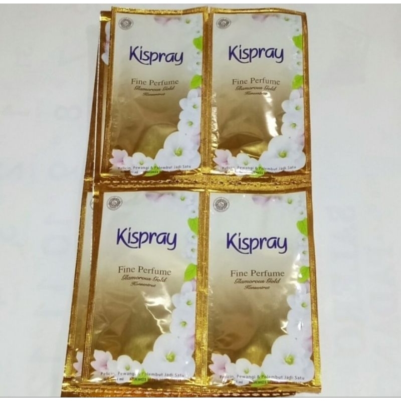Kispray Gold Glamorous Renceng Sachet isi 12