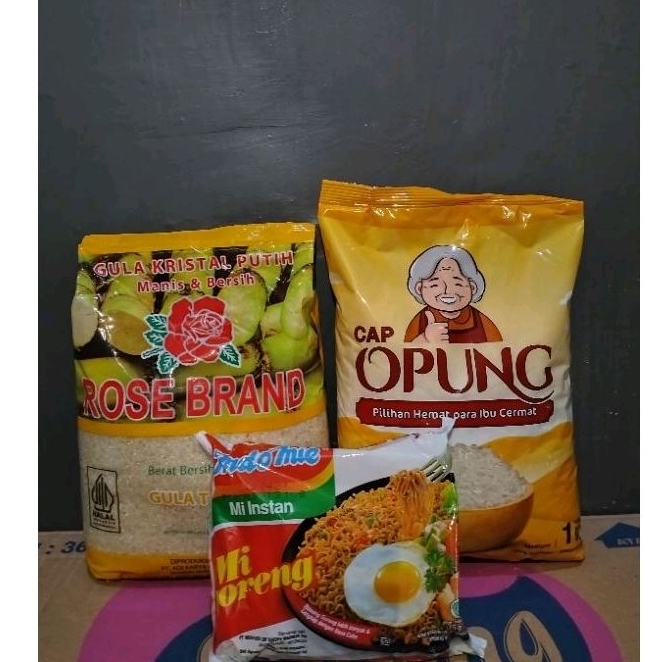 

Mie Goreng + Paket Sembako