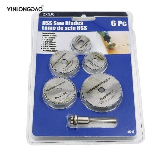 SET 6PCS MATA CIRCULAR SAW MINI GRINDER MATA BOR GERGAJI GERINDA MINI