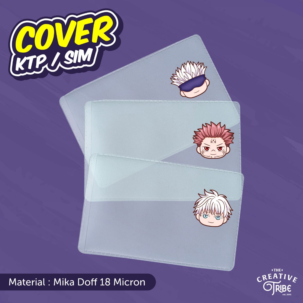 

Jujutsu Kaisen - Cover KTP / SIM Karakter Unik - Sarung Plastik Mika Pelindung Kartu Anime