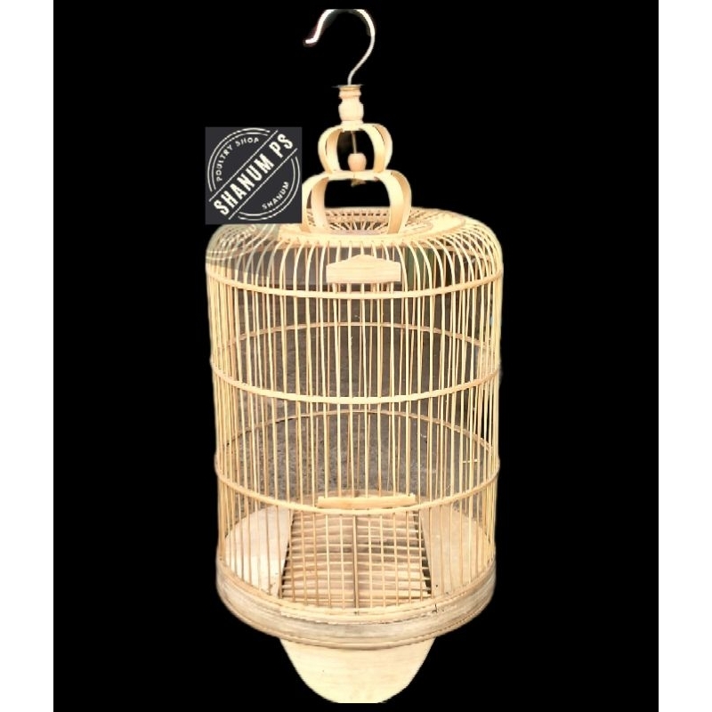 SANGKAR ANIS CUNGKOK BIASA MODEL TARIK (D36) KANDANG BURUNG ANIS FULL BAMBU