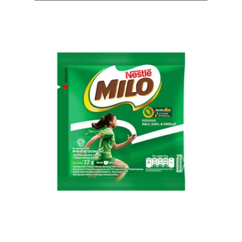 

Milo Renteng isi 10 Sachet