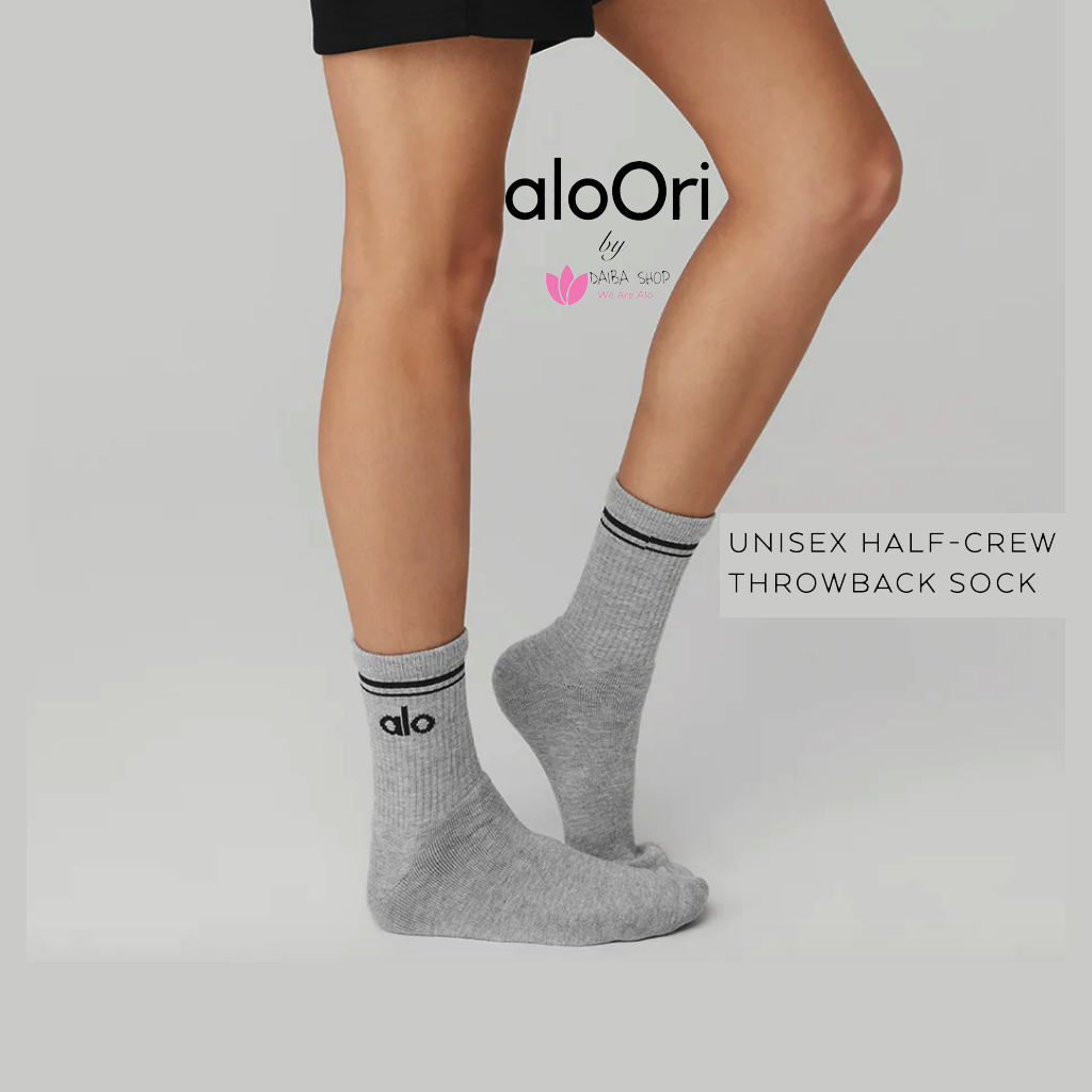 Kaos Kaki Wanita UNISEX HALF CREW THROWBACK SOCK Ori