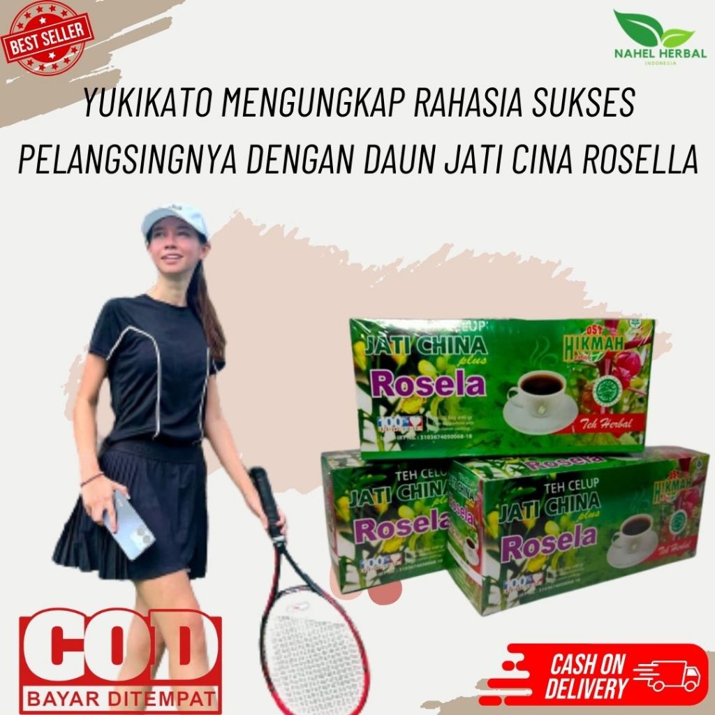 Diskon INGIN TUBUH LANGSING SEPERTI YUKI KATO? GUNAKAN TEH CELUP DAUN JATI CINA PLUS BUNGA ROSELLA