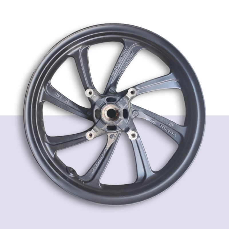 Velg Bagian Depan Honda PCX 150 Lokal Asli ORI Original AHM K97 Copotan Motor