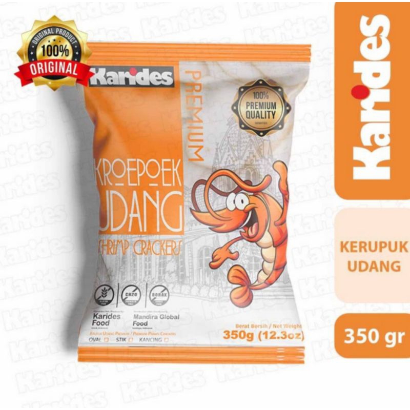 

Karides Kerupuk Udang Mentah Siap Goreng 350g