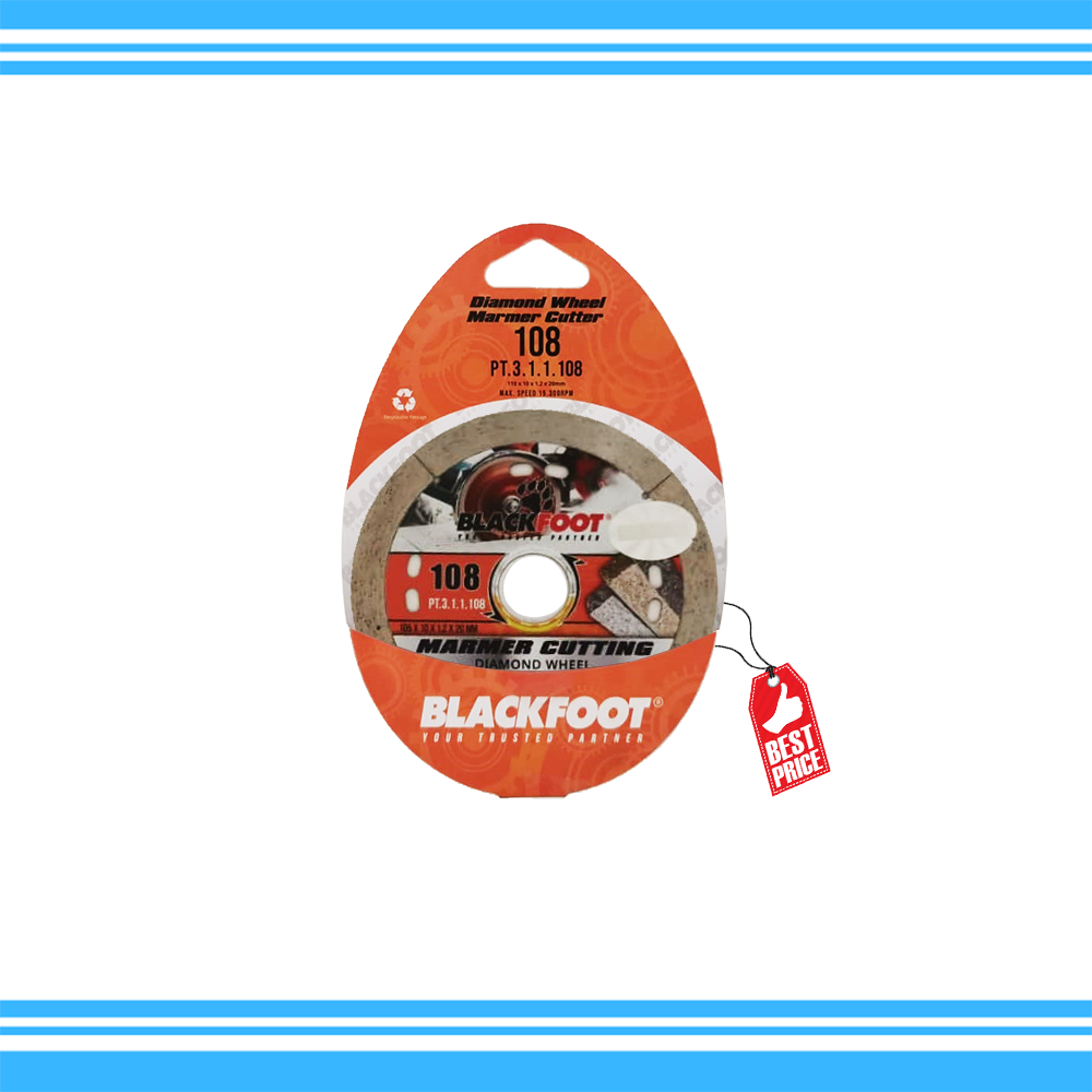 ID MATA GERINDA POTONG GRANIT BLACKFOOT MARMER DIAMOND WHEEL 4 INCH