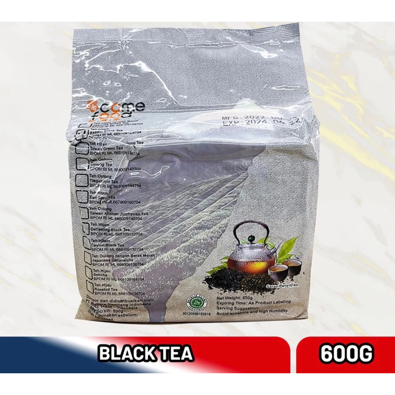 

Come Food Earl Grey & Green Tea Leaf - 600 gr