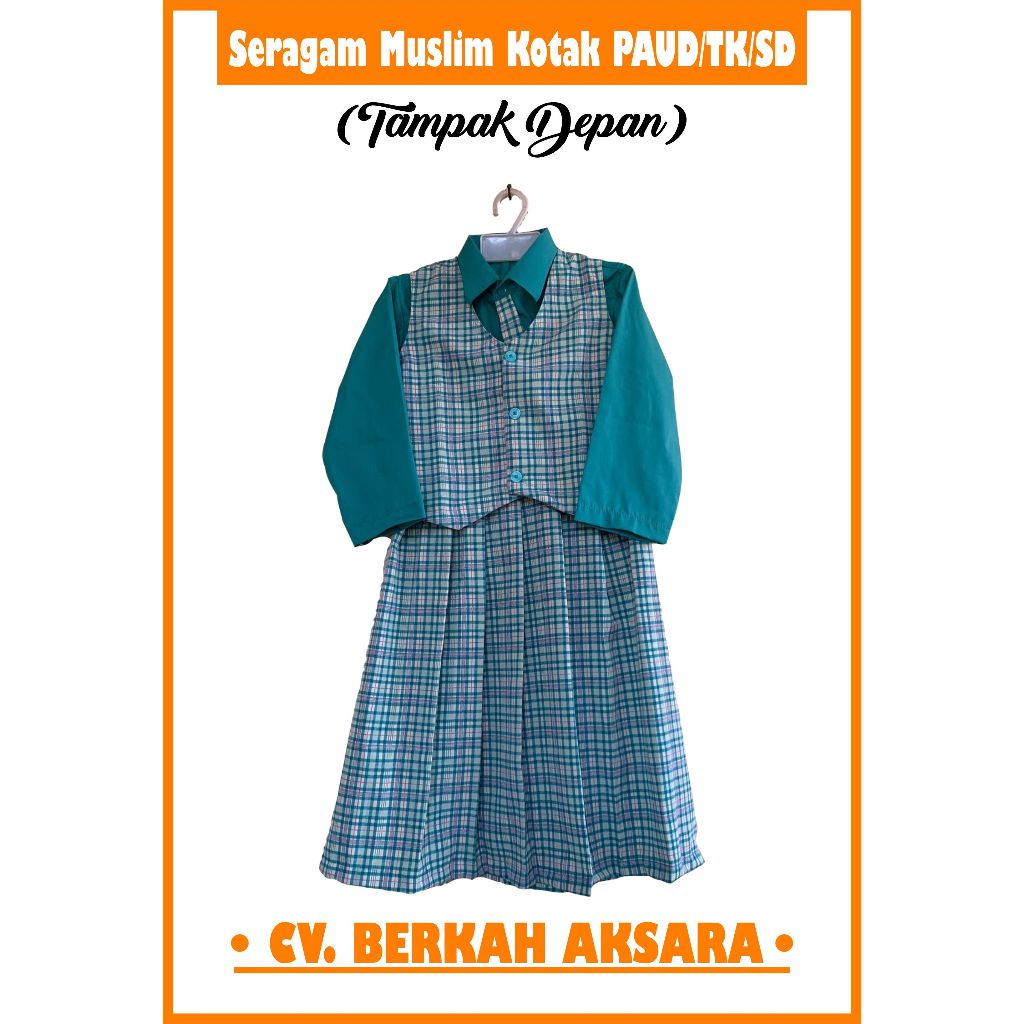 Seragam Muslim Kotak PAUD/TK
