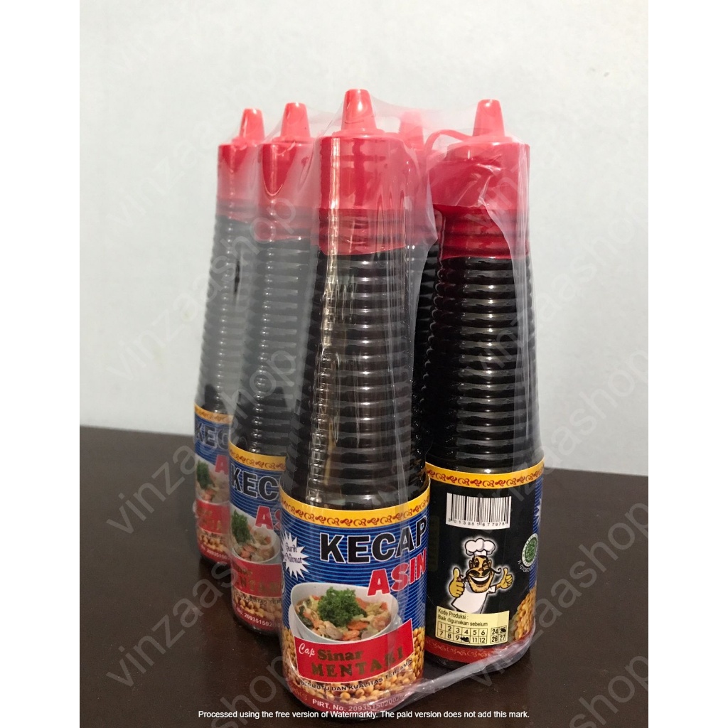 

Kecap Asin Paket Hemat Isi 6 Botol @150mL HALAL