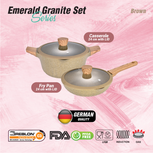 PANCI SET STEIN EMERALD