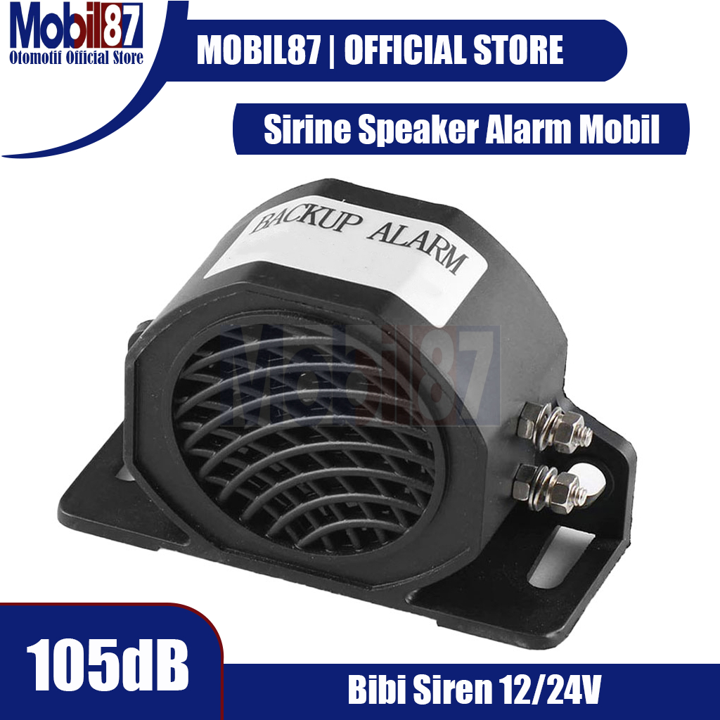 CarHave Sirine Speaker Alarm Mobil Bibi Siren 12V 110dB - BX101645 - Black mobil87