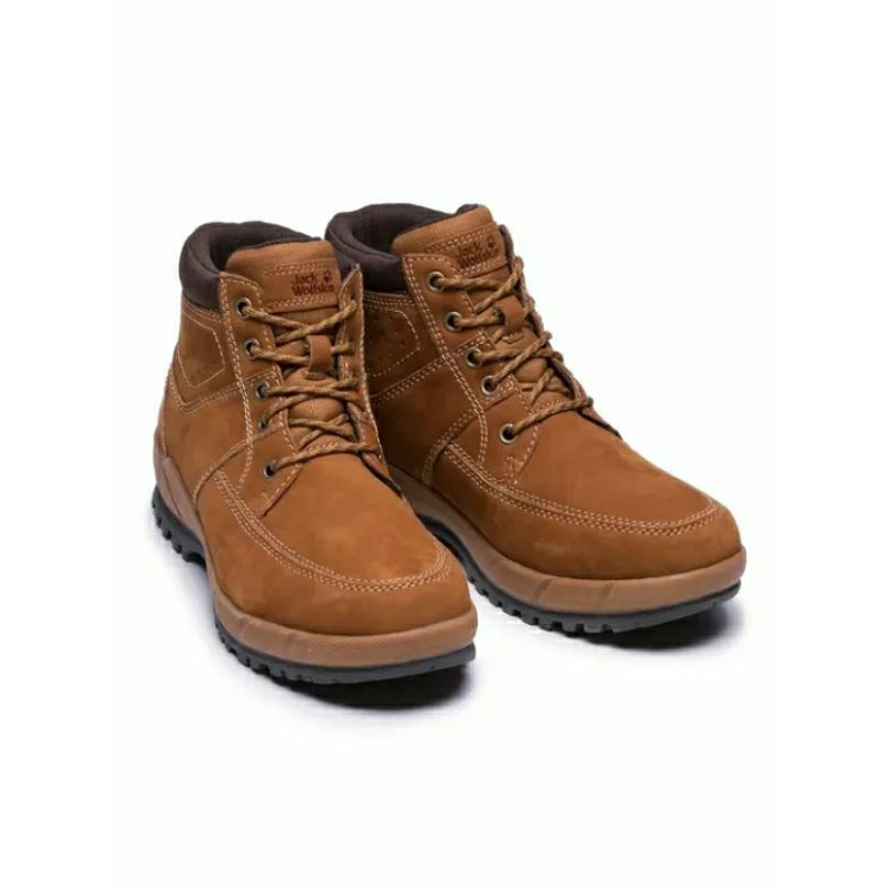 SEPATU GUNUNG HIKING TREKKING TRAVELLING WATERPROOF MILITERY SHOES BOOTS ORIGINAL JACK WOLFSKIN JACK