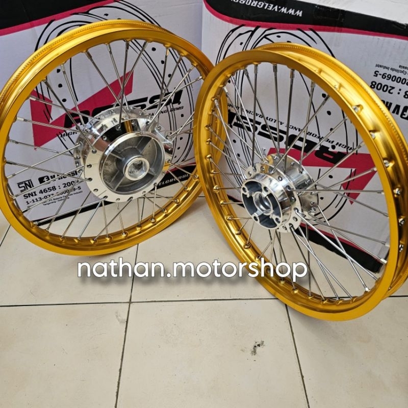 VELG JUPITER VEGA F1ZR SEPASANG MEREK ROSSI ORIGINAL PAKETAN
