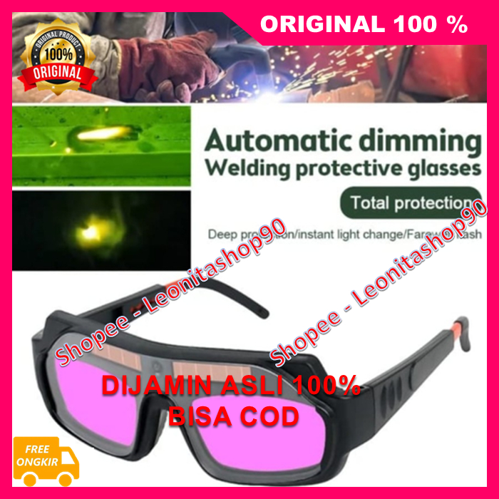 Kacamata Las Otomatis Kacamata Welding Glasses Auto Darkness Kacamata Las Otomatis Dual Glass 100% O