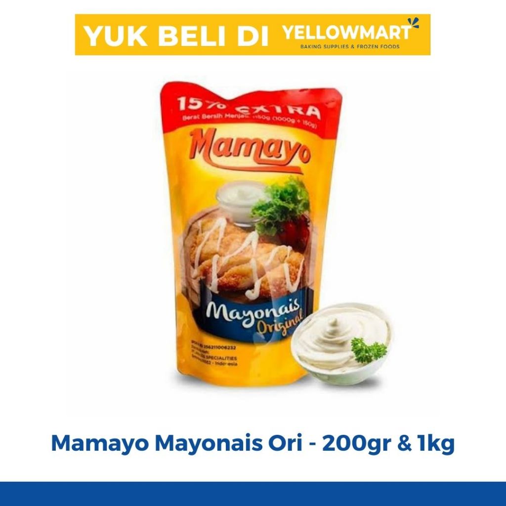 

MAMAYO - Saus Mayonais Original 1kg dan 200gr