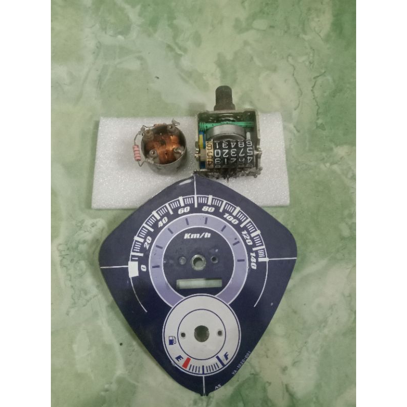 Mesin rpm speedometer amper bensin, kilometer yamaha Mio soul original