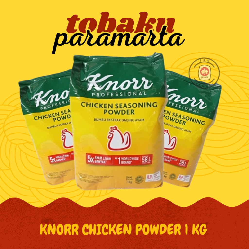 

PENYEDAP RASA KALDU KNORR CHICKEN SEASONING POWDER 1 KG / KNORR PENYEDAP RASA AYAM