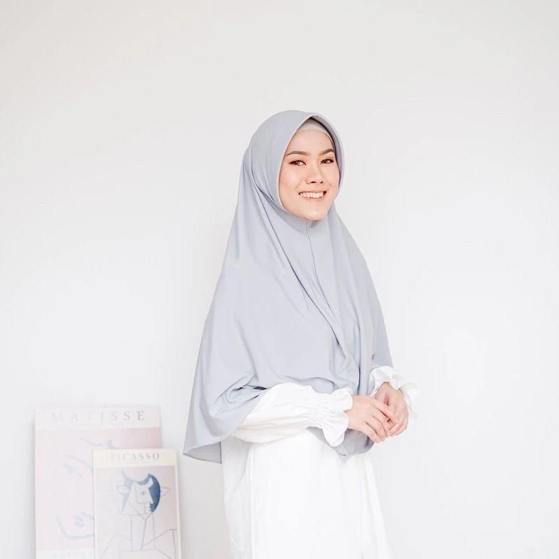 Jilbab Bergo Hamidah RH (Jumbo) Kerudung Syari Besar Hijab Adem
