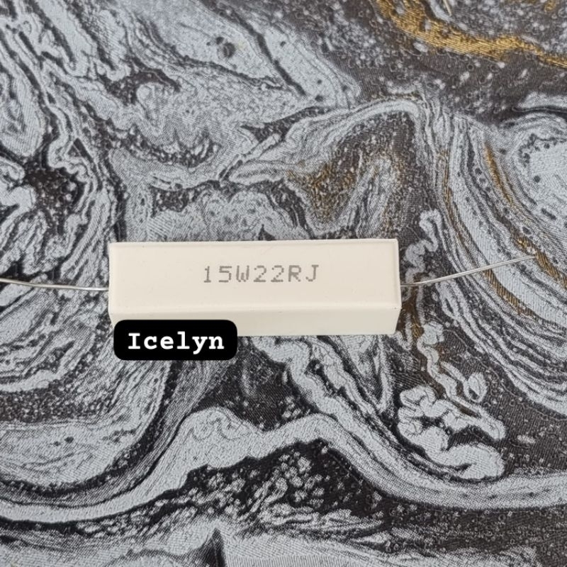 Resistor Kapur 15w 15 watt 15watt 10 12 22 OHM