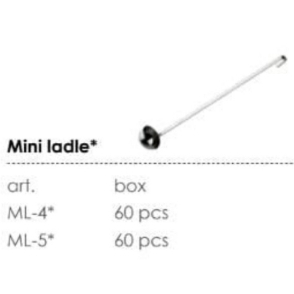 Tanica Mini Ladle / Sendok Takar Ladle Ladle Ukur 15Ml (Ml-4) Dan 40Ml (Ml-5) / Sendok Centong Kuah