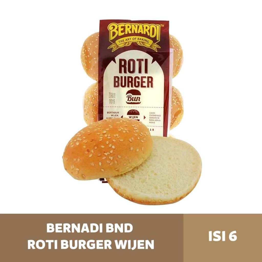 

Roti Burger Wijen Bernardi Buns Roti Burger 6pc