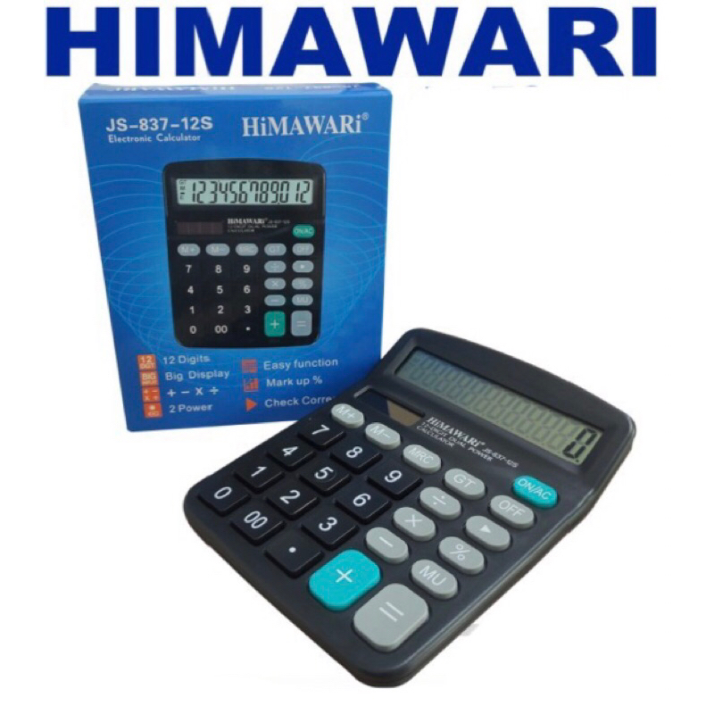 

HIMAWARI Kalkulator 14 Digit JS-837S