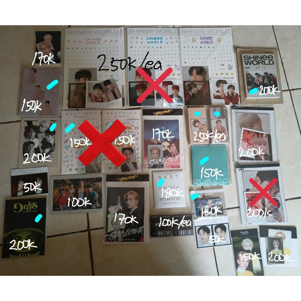 Ready stock SHINee MD Beyond Live BL SHINee Key Taemin Minho Onew Jonghyun MD PC Photocard Merch SHI