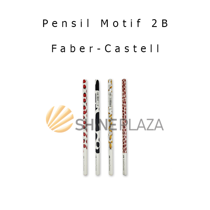 

Pensil Komputer Segitiga Faber Castell Motif Binatang Hewan - Animal Pencil 2B Faber-Castell