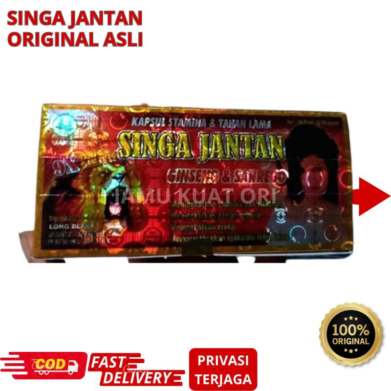 SINGA JANTAN KAPSUL ASLI ORIGINAL