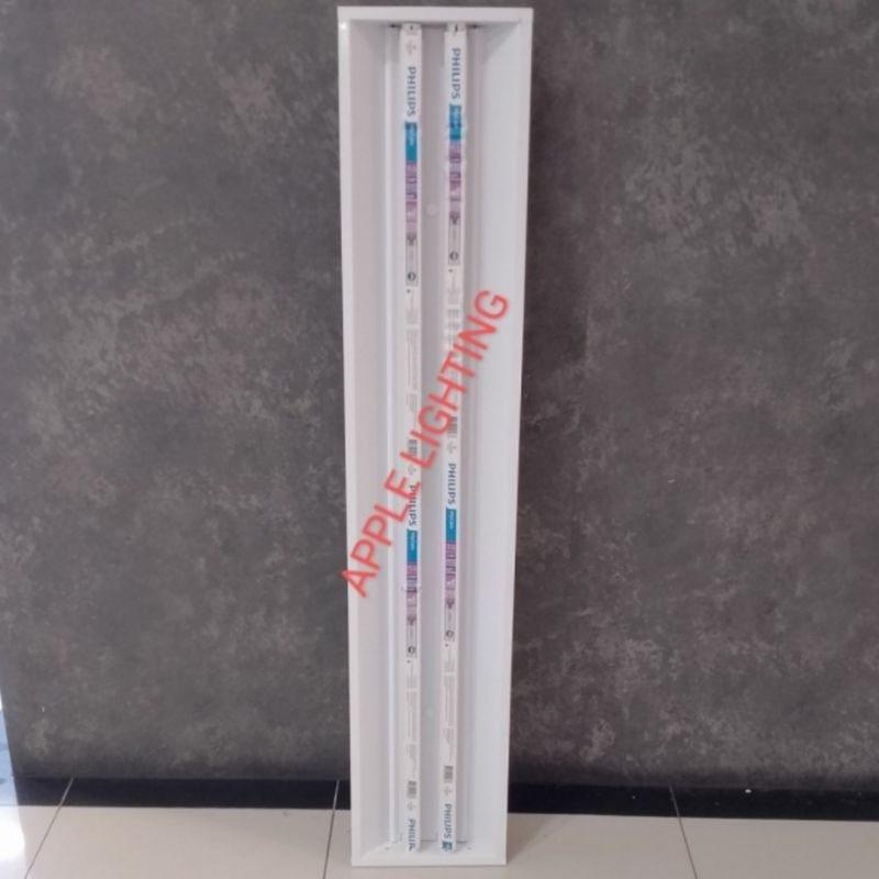 KAP LAMPU TKI 2x36 KOMPLIT LED PHILIPS 18W 120CM