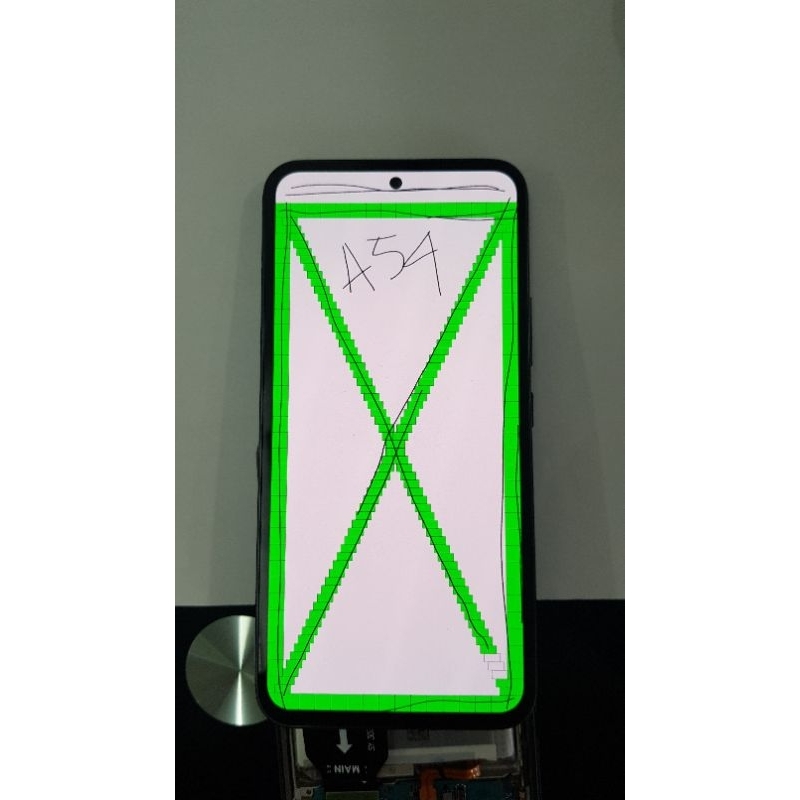 LCD Samsung A54 5G original copotan plus frame