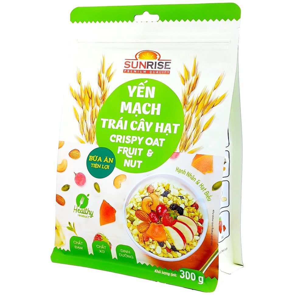 

SUNRISE CRISPY OAT FRUIT&NUT 300GR