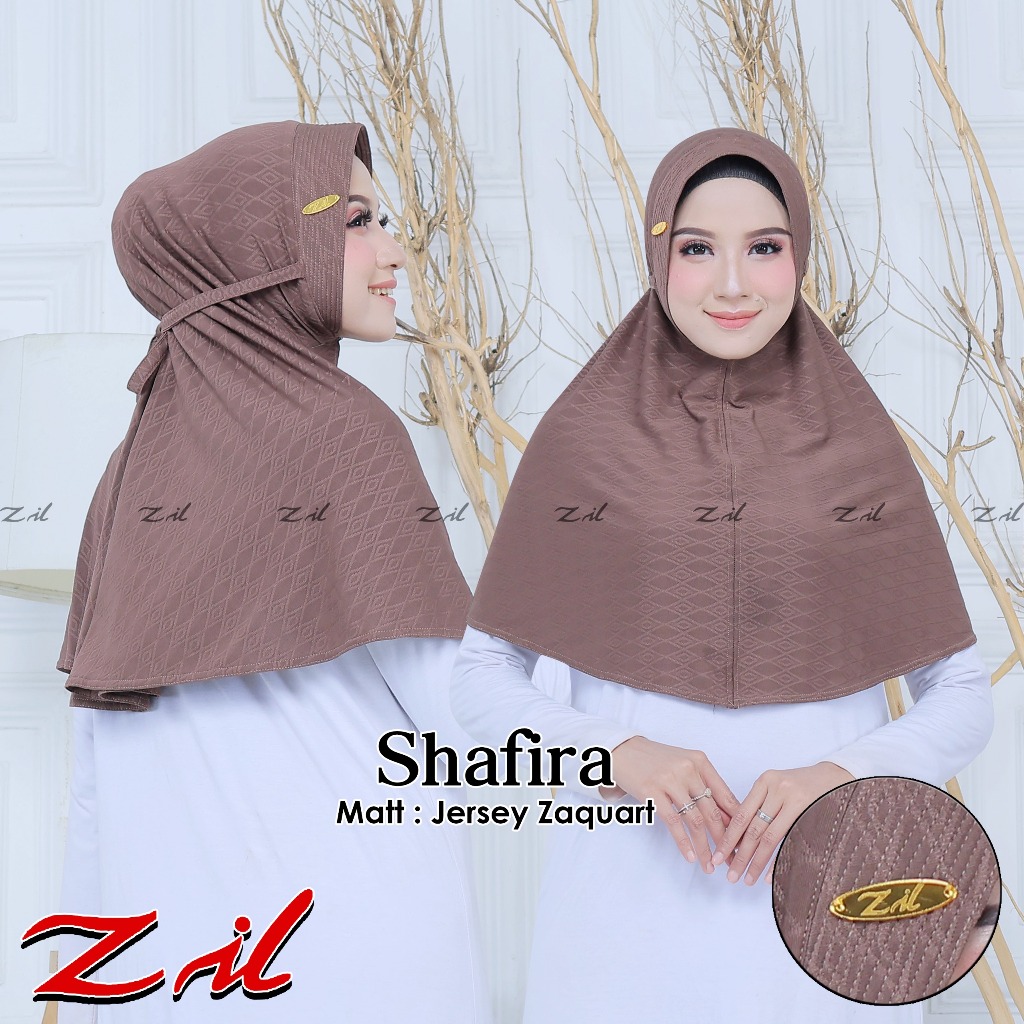 Shafira Bergo Daily KeNzo / Hijab Instan / Hijab Daily / Hijab Motif / Kerudung Harian / Muslim